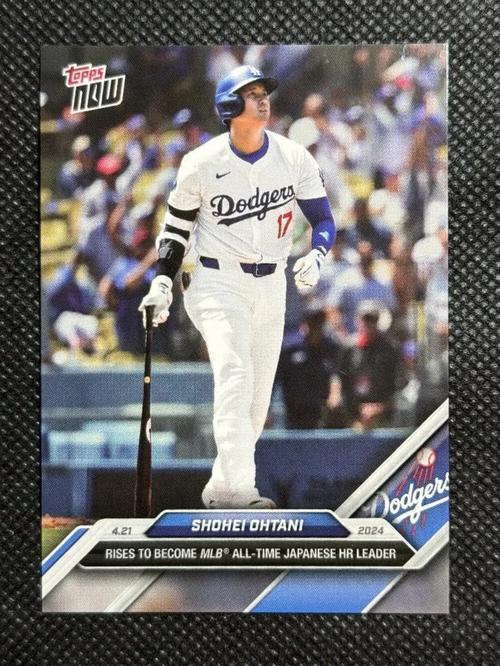2024 Topps Now #106 Shohei Ohtani Los Angeles Dodgers Japanese HR Leader